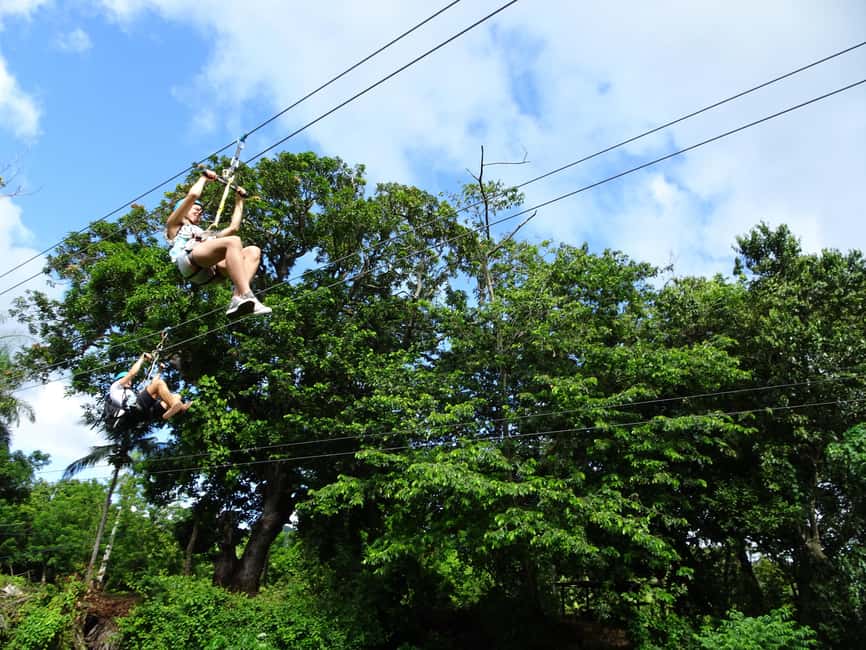 27 Waterfalls: Zip 'n Splash Adventure with Horse Ride - Lunch at Country World Ranch: home-cooked food and a short reset
