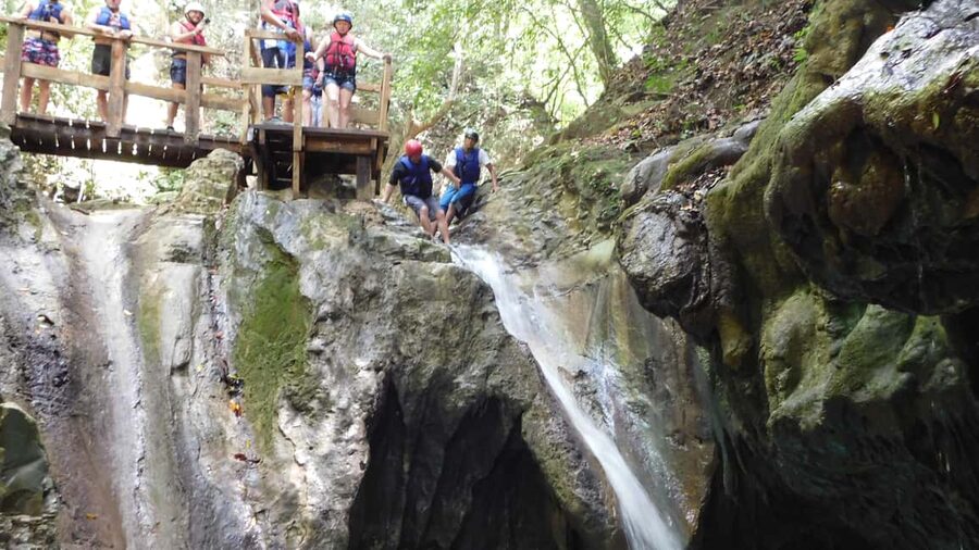 27 Waterfalls: Zip 'n Splash Adventure with Horse Ride - Horseback ride through the countryside: matched horses and no surprise gallops