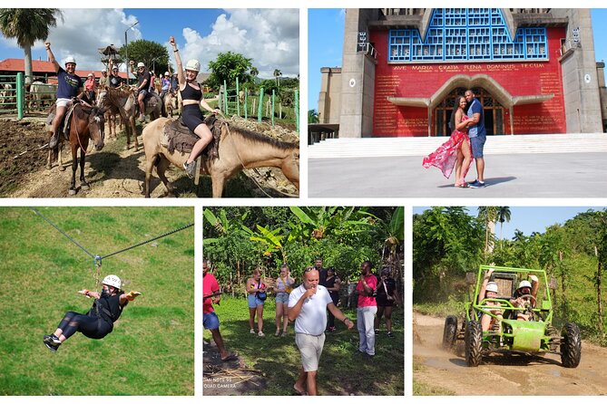 5 activities in 1 Day, Buggies,Horseback Riding,Zipline.City Tour - Anamuya Parador Lunch by the River, Plus a Swim Break