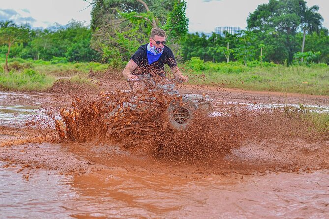 Adrenaline in 4X4 ATV through Macao Beach, Cave, Cafe Tour and Tobacco - Macao Beach by ATV: Closing the Day With Real Ocean Time