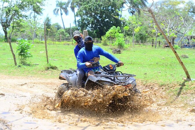 Adrenaline in 4X4 ATV through Macao Beach, Cave, Cafe Tour and Tobacco - The Cave Lagoon Stop: Swim Option and Simple Etiquette