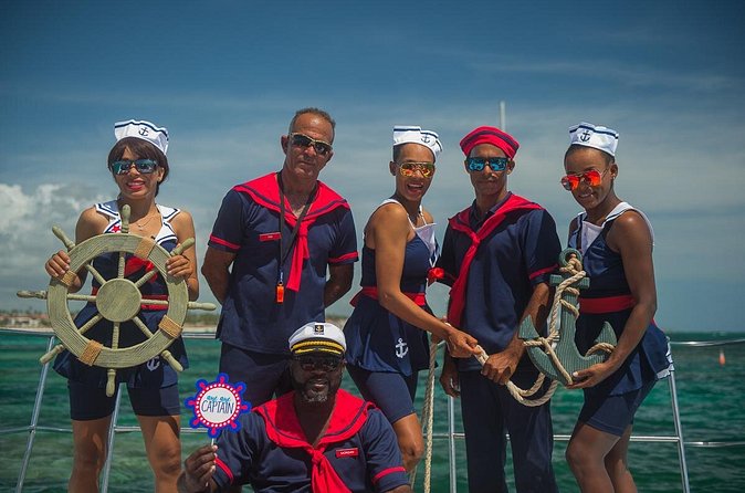 Adventure Combo: Party Boat Cruise & Parasailing - Natural Pool Stop: The Classic Swim Break