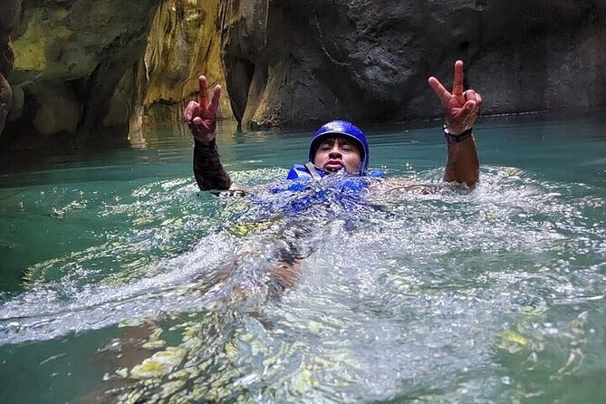 Adventure in the 7 Waterfalls + Typical Lunch and Transportation - Safety at the water slides: helmet and life jacket first