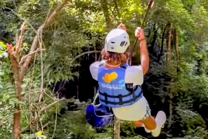 AMBER COVE-TAINO BAY 5 Zip Lines 7 Waterfalls + Locale Food - Zip Lines With Safety Gear and a Real Sense of Reward