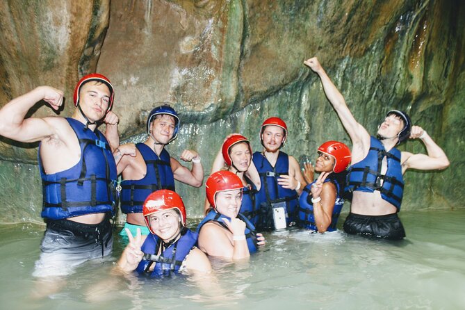 AMBER COVE-TAINO BAY 7 Damajagua Waterfalls + Locale Food - Jump, slide, and swim: how the Damajagua falls portion works