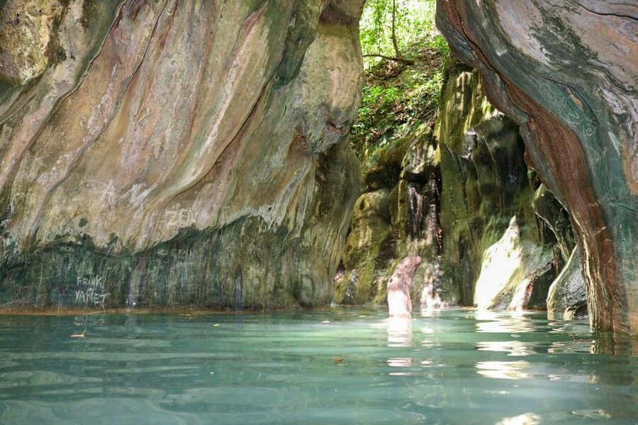 Amber Cove/Taino Bay: 7 Waterfall Tour with Swimming & Lunch - Coach ride, pace, and what comes before the water