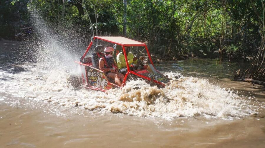 Amber Cove - Taino Bay Super Buggy 4 Seaters Tour - Safety briefing first, then helmets and goggles