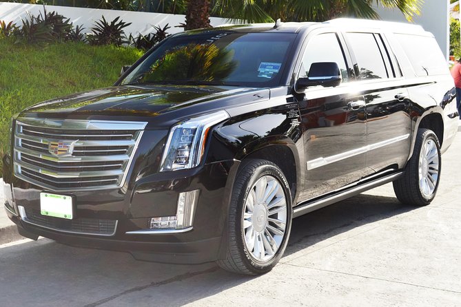 Arrival Luxury Transportation: Punta Cana International Airport to Hotels (1-5) - Pickup at Punta Cana Airport: Nameplate, Mobile Ticket, and a Real Voucher