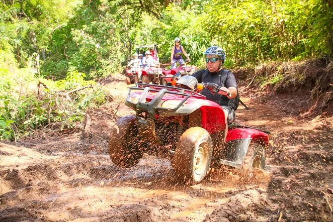 ATV Buggy Adventure from Bayahibe - The ride out: national highway, sugar cane fields, and a steady pace