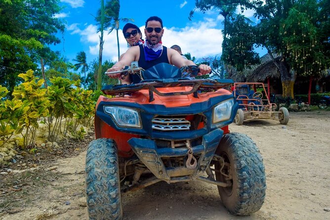 ATV Buggy Adventure from Bayahibe - Chavón River: tropical nature, film scenes, and a chilled drink break