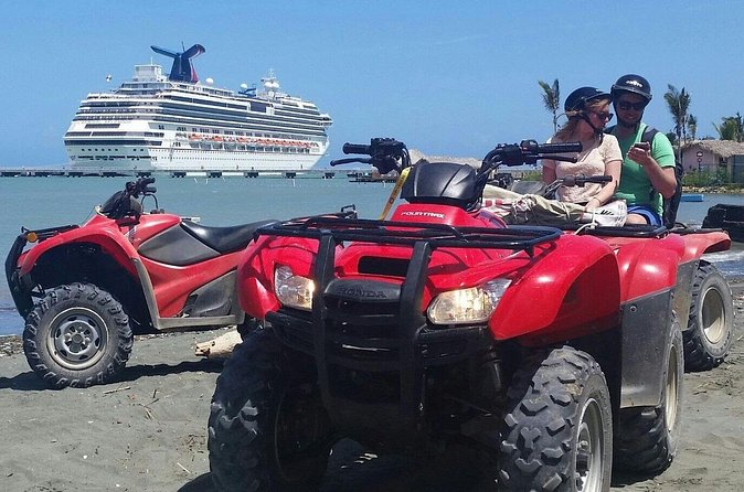 ATV Quads Let's Ride Shore Excursion - Amber Cove & Taino Bay - The secluded beach swim break and included lunch