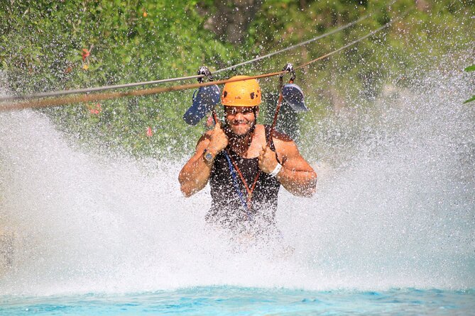 Bavaro Adventure Park Buggy Ride, Zipline Mega Splash, and Waterfall Pool - Getting There With Hotel Pickup and a Shared Bus Return