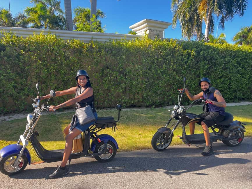Bavaro Punta Cana: City Tour with Harley models E-Scooters - Electric Harley-Style Scooters in Punta Cana, Not a Bus Tour