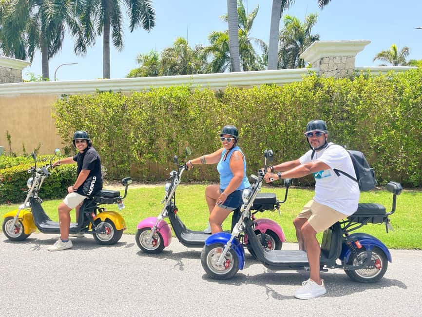Bavaro Punta Cana: City Tour with Harley models E-Scooters - Pickup, Training, and the Small-Group Flow That Keeps It Fun