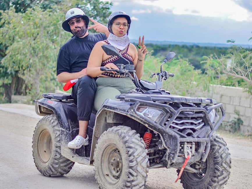 Bayahibe: ATV Tour through Countryside, Chavón River - ATV riding: what the first part of the day really feels like