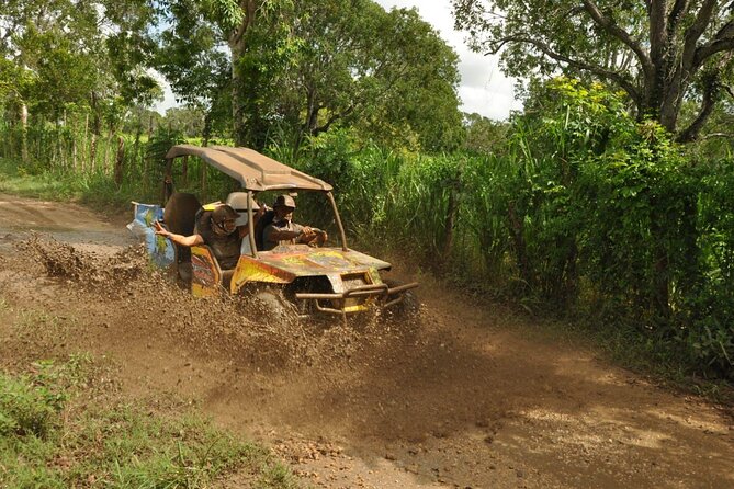 Bayahibe Tour Buggy Adventure In Rivers, Caves And Beaches - ATV riding on rugged trails, mud, and why equipment matters