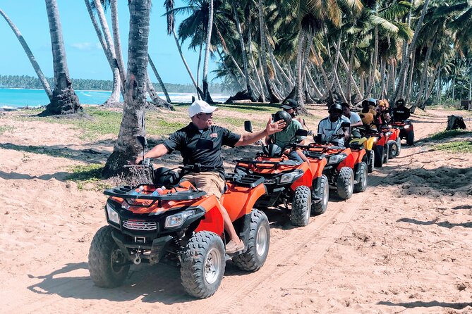 Best ATV Tour In Punta Cana - Stop 2 at Playa Esmeralda: Beach Riding Through Coconut Trees