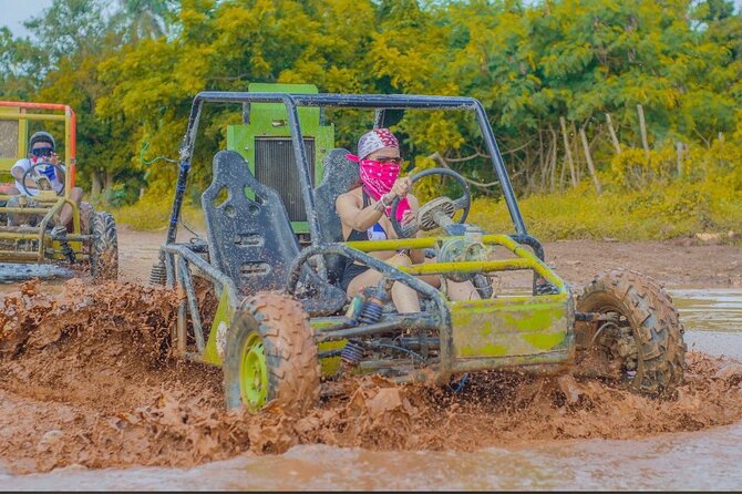 Buggies Punta Cana by Beaches and Fields - Stop 3, Playa Macao: shallow clear water and that classic postcard sand