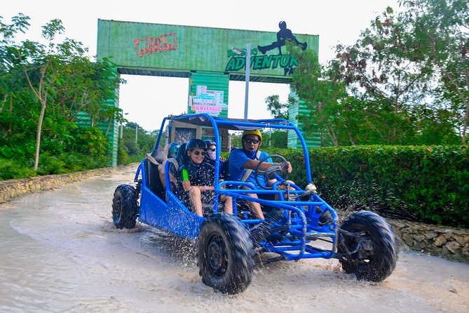 Buggy Adventure, Zipline Mega Splash and Waterfall Pool at Bavaro Adventure Park - Getting Set Up at the Park (Briefing, Equipment, and Rules)