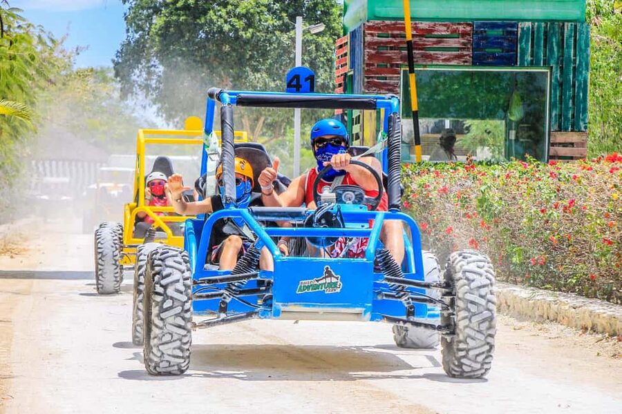 Buggy Ride, Zipline Splash & Waterfall Pool Combo with Lunch - Lunch and drinks: simple and included