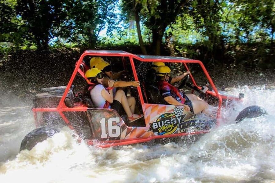Buggy Tour Excursion in Taino Bay and Amber Cove Port - ATV Setup, Helmet, and the “Get Messy” Reality