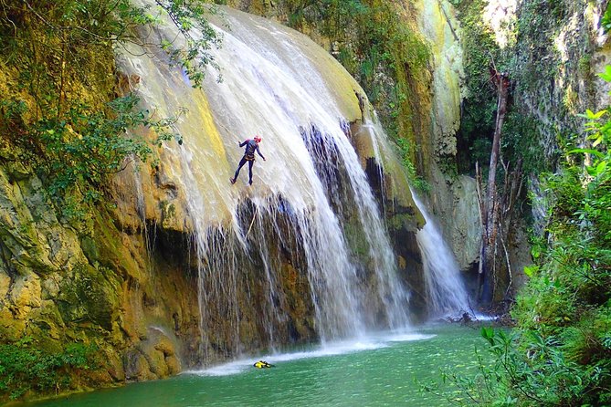 Canyoning - The Magic Mushroom - The 30-minute hike out, then Dominican lunch that actually feels like a reward