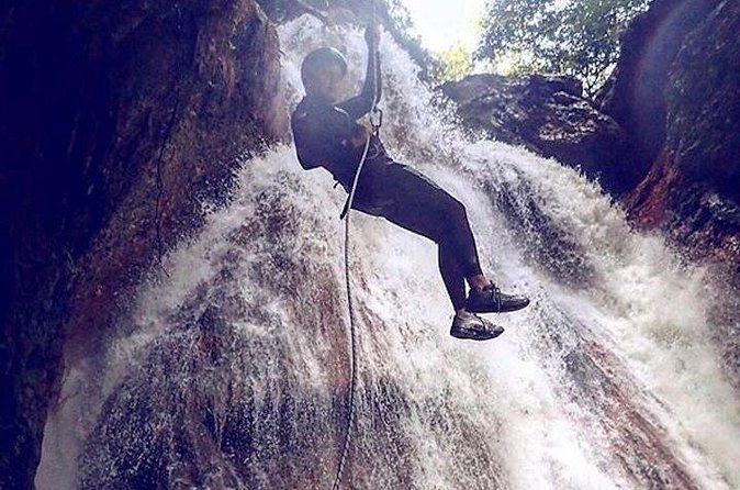 Canyoning - The Magic Mushroom - Guides make the difference: Helmut, Maximo, and Alberto’s calm professionalism