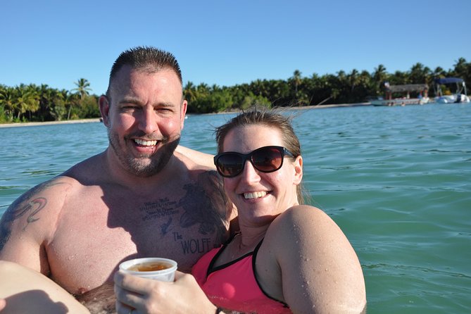 Catamaran Booze Cruise, Snorkeling & Punta Cana Coast View - The natural swimming pool stop: calm water and photo time