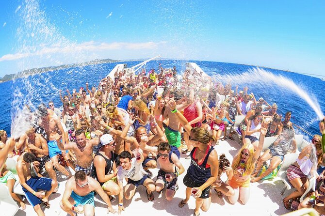 Catamaran Party in Punta Cana Includes Drink and Transportation - Stop 1 in Punta de los Nidos: Slide and Splash Water Time