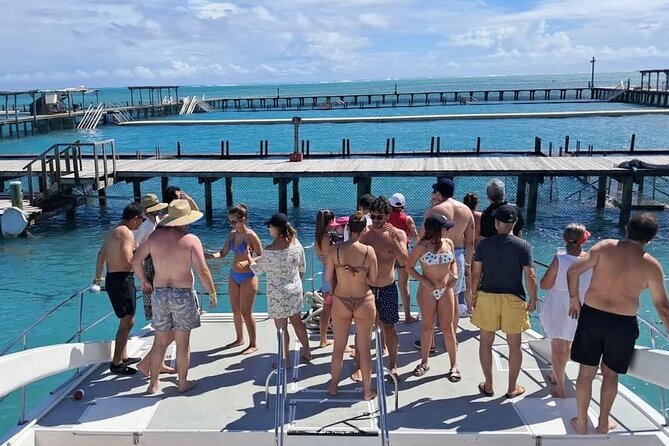 Catamaran party in Punta Cana with open bar, music and more - Bavaro Natural Pool Party: Shallow Water, Music, Unlimited Drinks