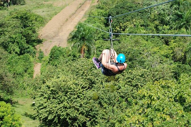 Combo Zipline & Waterfalls - Sliding, jumping, and swimming: what the Damajagua water circuit actually feels like