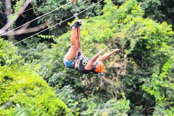 Combo Zipline & Waterfalls - The forest walk to waterfall one: short, informative, and surprisingly useful