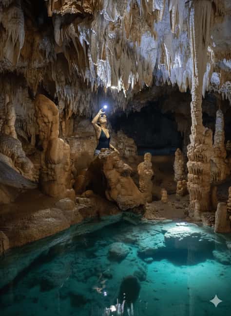 Deep Caves in Cabarete with Guided Tour and Swimming - Botanical Garden walk: small lesson before the wet stuff