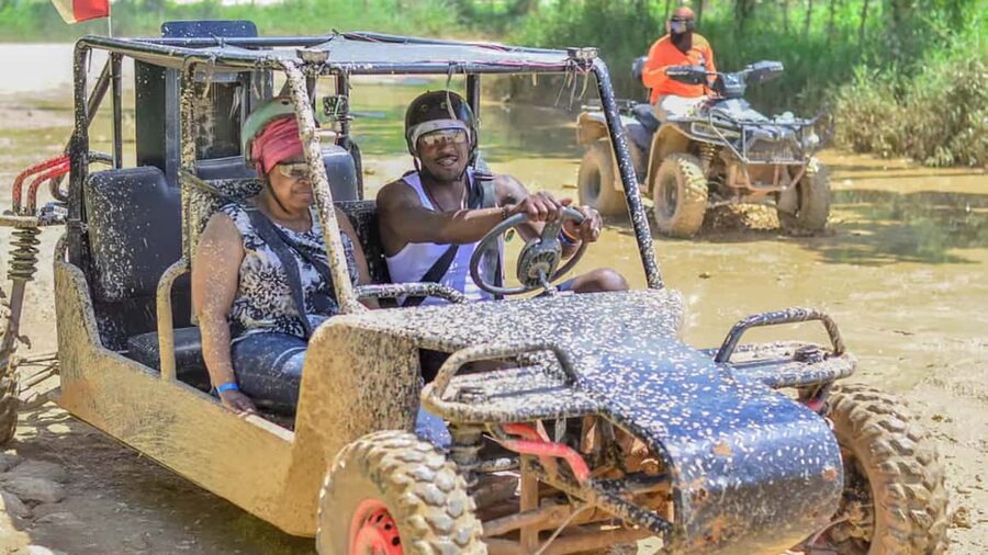 Discover Punta Cana Tour Buggy & ATV Tour Macao Beach Cenote - Jungle trails and the Dominican farm house stop with coffee, chocolate, and mamajuana