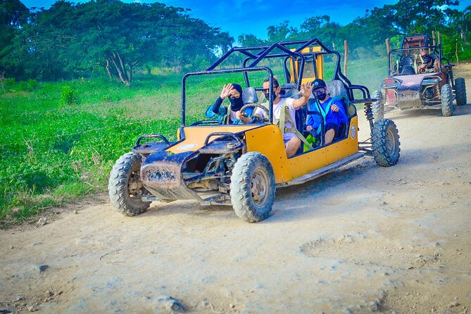 Dune Buggy Adventure at Punta Cana - Macao Beach Finish: Surf Waves, Palms, and a Real Break