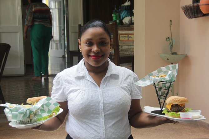 Eat Drink & Be Merry Puerto Plata City Tour -Amber Cove/Taino Bay - Kaffe Restaurant lunch: courtyard comfort in a restored Victorian home
