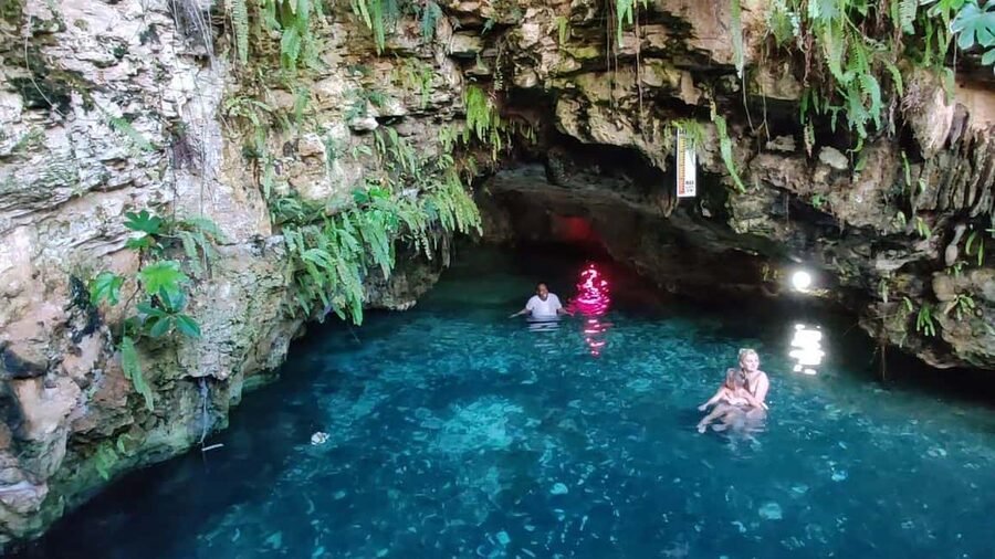 "Epic Off-Road Adventure & Catamaran Party in Punta Cana!" - Blue Lagoon Cenote: Clear Water, Cooling Down, and Simple Wonder