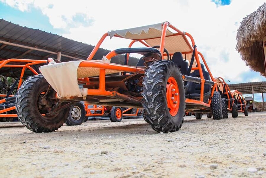 Flintstones Buggy, Cave and Adventure in Bavaro - Meeting at the ranch and getting your automatic dune buggy