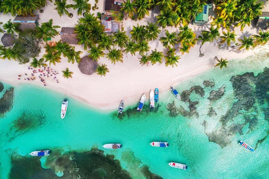 From Punta Cana: Catamaran Tour to Saona Island with Open Bar and Buffet - Catamaran Crossing: Music, Drinks, and Sea Condition Reality