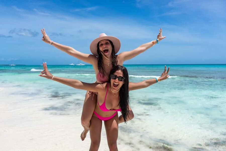 From Punta Cana: Catamaran Tour to Saona Island with Open Bar and Buffet - Saona Island Beaches: Using Your 3 Hours Like a Pro