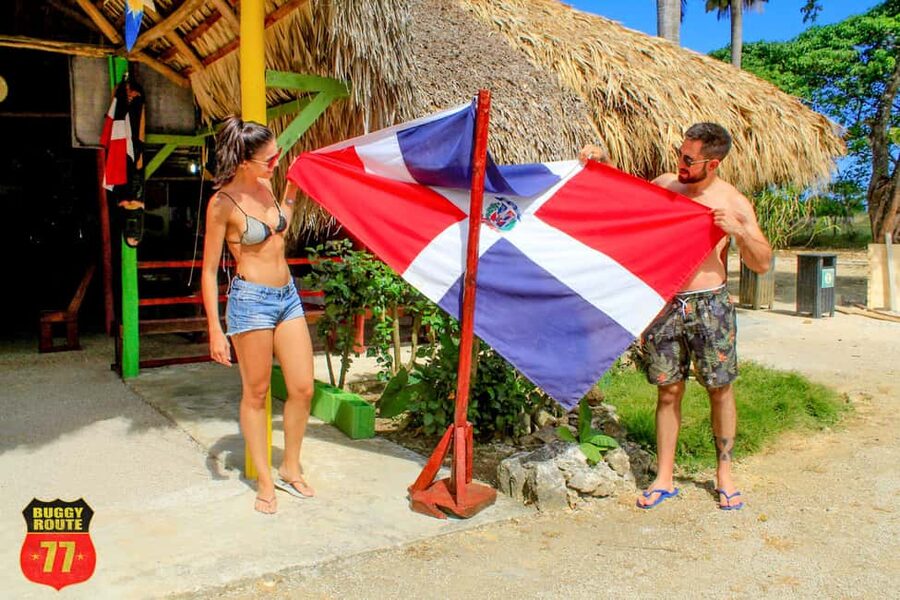 From Punta Cana: Countryside Off-Road Buggy Adventure - Macao Beach Time: White Sand, Clear Water, and Vendors Everywhere