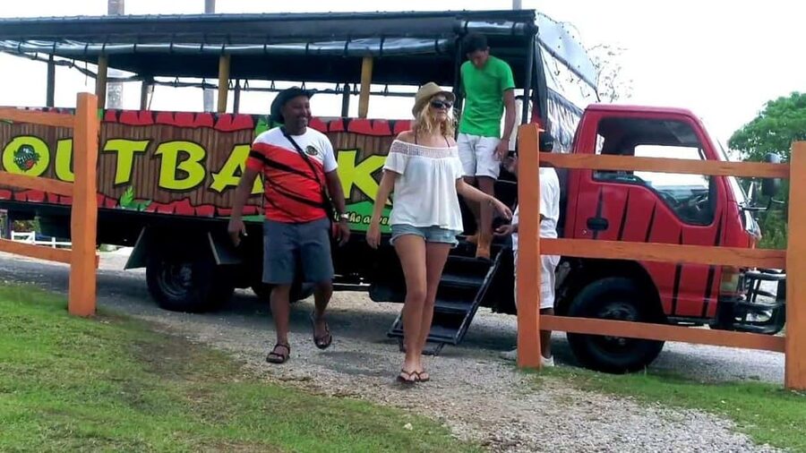 From Punta Cana: Higüey Guided Safari Tour - Macao Beach finale, swimming, surfboards, and a sunset cooldown