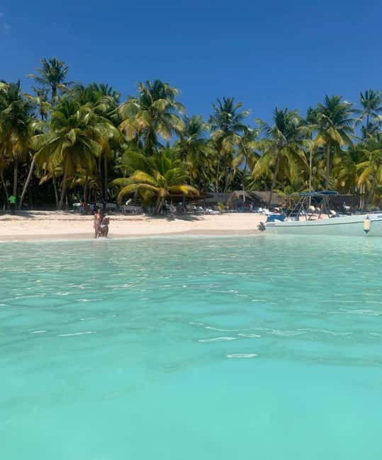 From Punta Cana: Saona Island Boat Trip with Buffet - Entertainment on the ride: the day stays upbeat