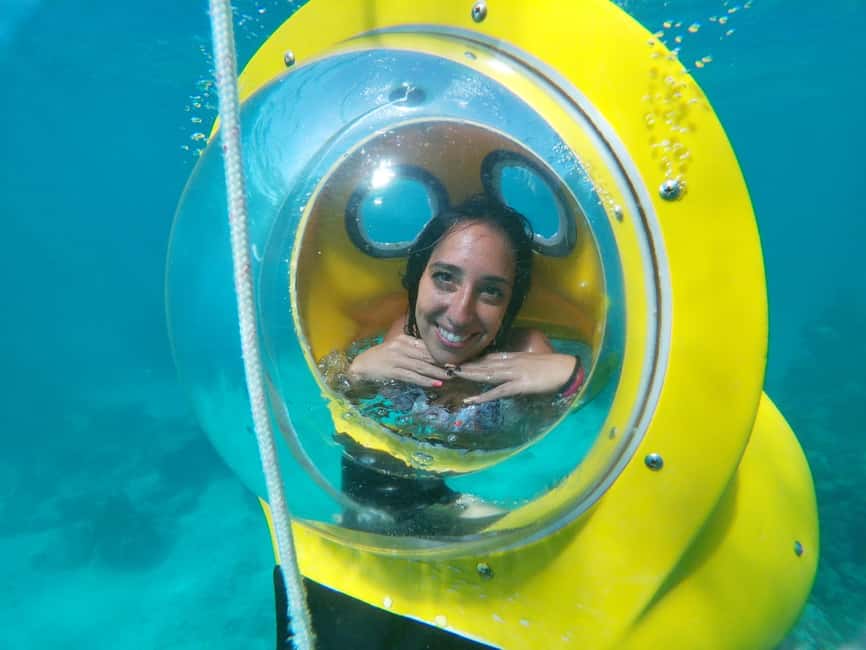 From Punta Cana: ScubaDoo, Snorkel & Glass Bottom Boat Tour - The glass-bottom boat on the Panoramic One: staying dry, seeing the seabed
