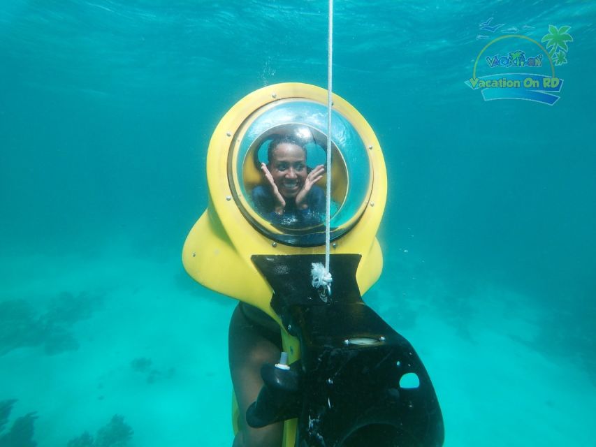 From Punta Cana: ScubaDoo, Snorkel & Glass Bottom Boat Tour - Timing and pacing: about 3.5 hours, Monday to Saturday