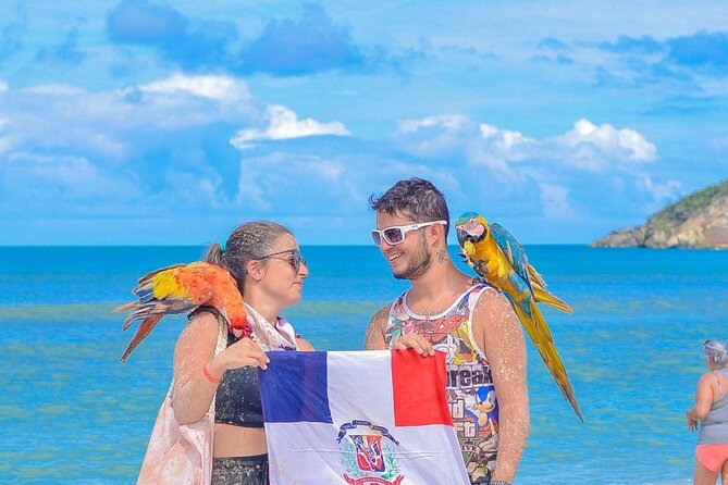 From PuntaCana: Tour in buggy double With Cenote and macao beach - The Macao Beach stop: clear water, white sand, and vendor math