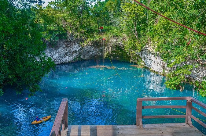 Full Day Tour to the Blue Lagoon and 7 Different Destinations - Playa Caleton: crescent beach, Taino-style carvings, and a more intimate feel