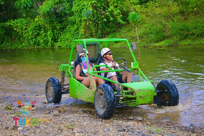 Full Pack Buggies + Horses + Zip Line + Food in Punta Cana - Horseback Riding Through Cacao Country and Riverbed Trails