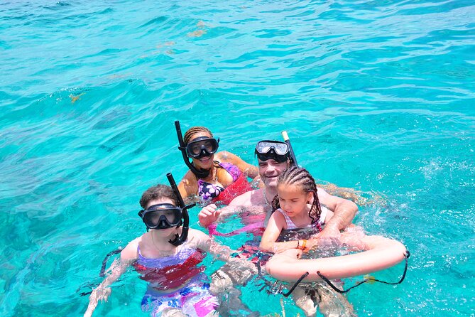 Glass-bottom boat tour to Punta Cana - Natural Pool Time: Drinks, Music, and a More Relaxed Swim
