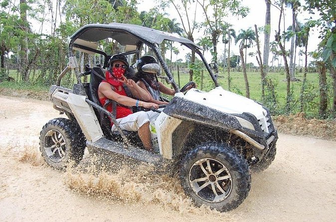 Guided Tour in Polaris (4X4) by Macao Beach, Taino Cave and Typical House - Cueva Taína cave swim, fresh water and a near 3-meter jump